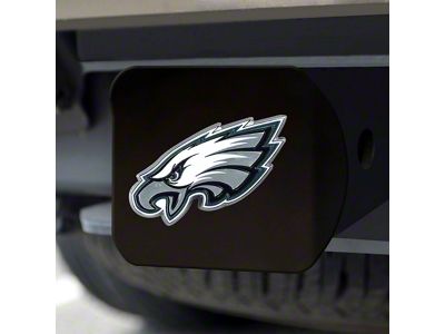 Hitch Cover with Philadelphia Eagles Logo; Green (Universal; Some Adaptation May Be Required)