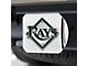 Hitch Cover with Tampa Bay Rays Logo; Chrome (Universal; Some Adaptation May Be Required)