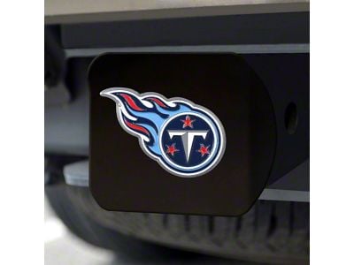 Hitch Cover with Tennessee Titans Logo; Blue (Universal; Some Adaptation May Be Required)