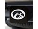 Hitch Cover with University of Iowa Logo; Black (Universal; Some Adaptation May Be Required)