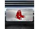 License Plate with Boston Red Sox Logo; Stainless Steel (Universal; Some Adaptation May Be Required)