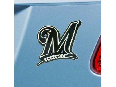 Milwaukee Brewers Emblem; Chrome (Universal; Some Adaptation May Be Required)