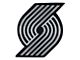 Portland Trail Blazers Emblem; Chrome (Universal; Some Adaptation May Be Required)