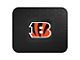 Utility Mat with Cincinnati Bengals Logo; Black (Universal; Some Adaptation May Be Required)