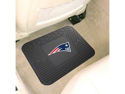 Utility Mat with New England Patriots Logo; Black (Universal; Some Adaptation May Be Required)