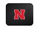 Utility Mat with University of Nebraska Logo; Black (Universal; Some Adaptation May Be Required)