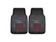 Vinyl Front Floor Mats with University of Alabama Logo; Black (Universal; Some Adaptation May Be Required)