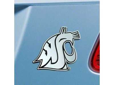 Washington State University Emblem; Chrome (Universal; Some Adaptation May Be Required)