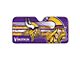 Windshield Sun Shade with Minnesota Vikings Logo; Purple (Universal; Some Adaptation May Be Required)