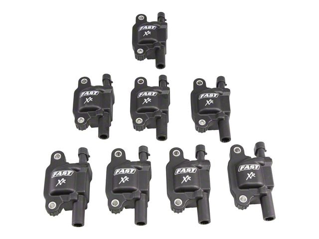 FAST XR Ignition Coils; Set of Eight (14-24 6.2L Yukon)