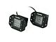 FCKLightBars Dual Purpose Chase Flush Mount 3-Inch LED Light Pods; Amber/White (Universal; Some Adaptation May Be Required)