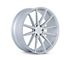 Ferrada Wheels FT1 Machine Silver 6-Lug Wheel; 24x10; 20mm Offset (04-08 F-150)