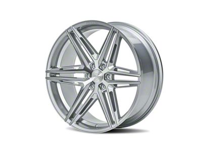 Ferrada Wheels FT4 Machine Silver 6-Lug Wheel; 24x10; 20mm Offset (07-13 Sierra 1500)