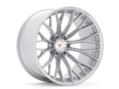 Ferrada Wheels FTR9 Machine Silver 6-Lug Wheel; 20x9.5; 15mm Offset (07-13 Sierra 1500)