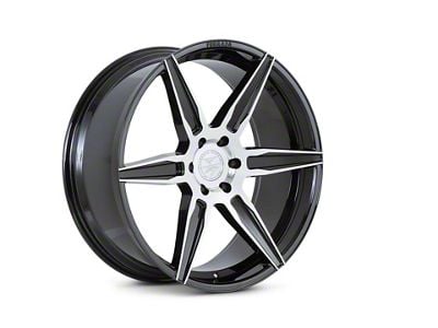 Ferrada Wheels FT2 Machine Silver 6-Lug Wheel; 22x9.5; 30mm Offset (07-13 Silverado 1500)