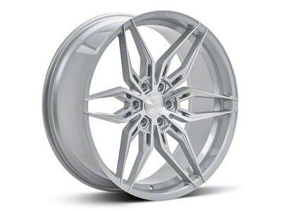 Ferrada Wheels FT5 Machine Silver 6-Lug Wheel; 22x9.5; 25mm Offset (07-13 Silverado 1500)