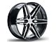 Ferrada Wheels FT4 Machine Black 6-Lug Wheel; 22x9.5; 25mm Offset (07-14 Tahoe)