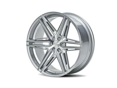 Ferrada Wheels FT4 Machine Silver 6-Lug Wheel; 24x10; 20mm Offset (07-14 Yukon)