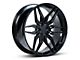 Ferrada Wheels FT5 Gloss Black 6-Lug Wheel; 22x9.5; 20mm Offset (99-06 Sierra 1500)