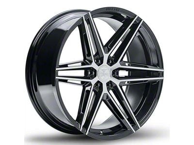 Ferrada Wheels FT4 Machine Black 6-Lug Wheel; 22x9.5; 25mm Offset (23-25 Colorado)