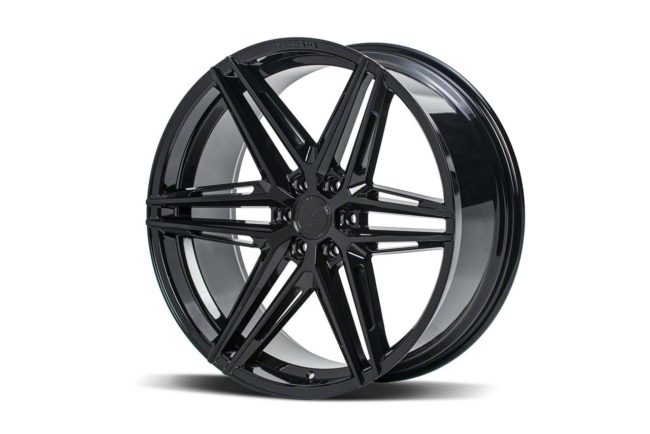 Ferrada Wheels F-150 FT4 Machine Black 6-Lug Wheel; 22x9.5; 25mm Offset ...