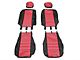 Fia Custom Fit Leatherlite Front Seat Covers; Red (09-14 F-150 w/ Bucket Seats)