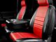 Fia Custom Fit Leatherlite Front Seat Covers; Red (14-18 Silverado 1500 w/ Bucket Seats)