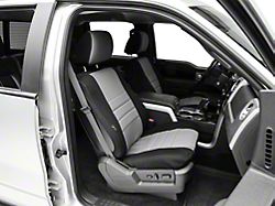 Fia Custom Fit Neoprene Front Seat Cover; Gray (09-14 F-150 w/ Bucket Seats)