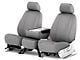 Fia Custom Fit Solid Saddle Blanket Front Seat Covers; Gray (09-14 F-150 w/ Bucket Seats)