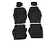 Fia Custom Fit Leatherlite Front Seat Covers; Black (14-18 Silverado 1500 w/ Bucket Seats)