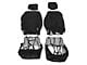 Fia Custom Fit Leatherlite Front Seat Covers; Black (14-18 Silverado 1500 w/ Bucket Seats)