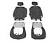 Fia Custom Fit Leatherlite Front Seat Covers; Gray (14-18 Silverado 1500 w/ Bucket Seats)