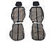 Fia Custom Fit Saddle Blanket Front Seat Covers; Black (14-18 Silverado 1500 w/ Bucket Seats)