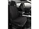 Fia Custom Fit Solid Saddle Blanket Front Seat Covers; Black (14-18 Sierra 1500 w/ Bucket Seats)