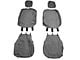 Fia Custom Fit Poly-Cotton Front Seat Covers; Gray (09-14 F-150 w/ Bucket Seats)