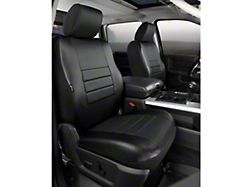 Fia Custom Fit LeatherLite Front Seat Covers; Black (09-14 F-150 w/ Bucket Seats)