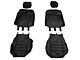 Fia Custom Fit LeatherLite Front Seat Covers; Black (09-14 F-150 w/ Bucket Seats)