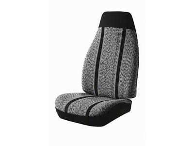 Fia Wrangler Series Front Seat Covers; Black (06-08 RAM 1500 w/ Bucket Seats, Excluding Mega Cab)