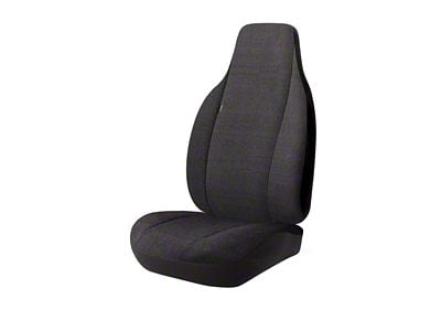 Fia Wrangler Solid Series Front Seat Covers; Black (06-08 RAM 1500 w/ Bucket Seats, Excluding Mega Cab)