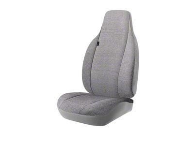 Fia Wrangler Solid Series Front Seat Covers; Gray (06-08 RAM 1500 w/ Bucket Seats, Excluding Mega Cab)