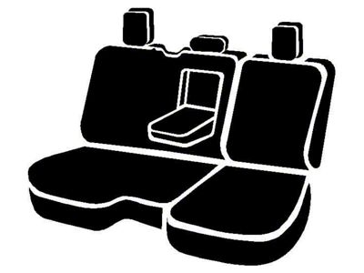 Fia LeatherLite Series Rear Seat Cover; Black (19-24 RAM 2500 Crew Cab)