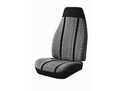 Fia Wrangler Series Front Seat Covers; Black (13-18 RAM 2500 w/ Bucket Seats, Excluding Laramie & Limited)