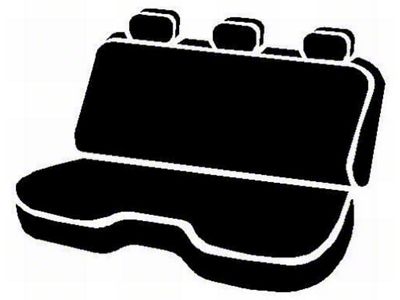 Fia Wrangler Series Rear Seat Cover; Black (10-18 RAM 2500 Crew Cab)