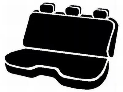 Fia LeatherLite Series Rear Seat Cover; Gray (10-18 RAM 3500 Crew Cab)