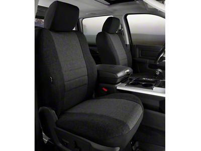 Fia Custom Fit Tweed Front Seat Covers; Charcoal (09-14 F-150 w/ Bucket Seats)