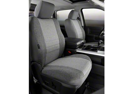 Fia Custom Fit Tweed Front Seat Covers; Gray (09-14 F-150 w/ Bucket Seats)