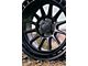 Fifteen52 Range HD Asphalt Black 6-Lug Wheel; 17x8.5; 0mm Offset (07-13 Sierra 1500)
