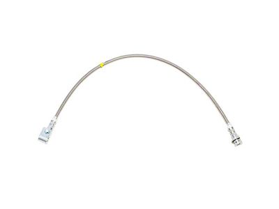 Fine Lines Braided Stainless Drop Brake Hose; Rear (97-03 4WD F-150 w/ 4-Wheel Disc Brakes)