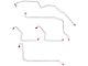 Fine Lines Front Brake Line Kit; Stainless (05-08 F-150 w/o Traction Control)