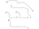 Fine Lines Front Brake Line Kit; Steel (06-08 F-150)